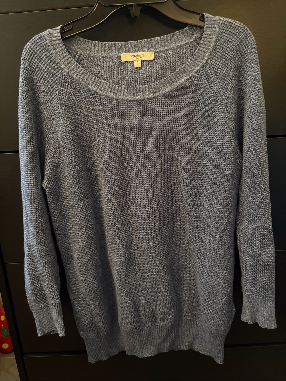 Madewell Slate Blue Lightweight Knit Pullover